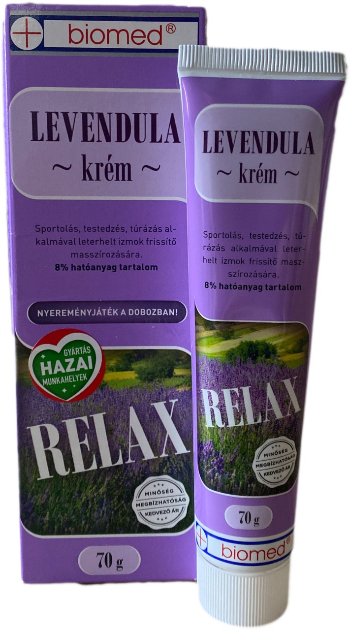BIOMED Echte Lavendel Creme 70g. RELAX