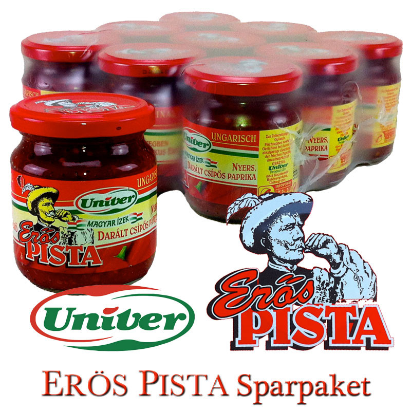 Erös Pista - ungarische Paprikacreme extra scharf