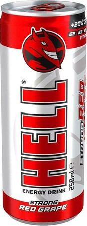HELL Energy Drink Strong Red Grape 0,25l