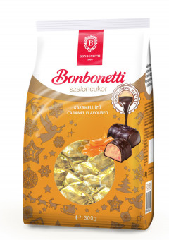 Bonbonetti Szaloncukor Weihnachtspralinen, Karamellgeschmack 300g
