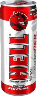 HELL Energy Drink Strong Red Grape 0,25l
