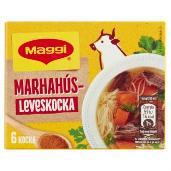 Marhahús-Leveskocka - Maggi 60g, Rindfleischsuppenwürfel aus Ungarn