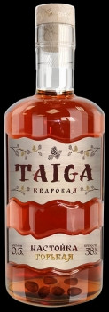 Wodka Taiga ( mit Pinienkernen ) 0,5 L 40% Vol.