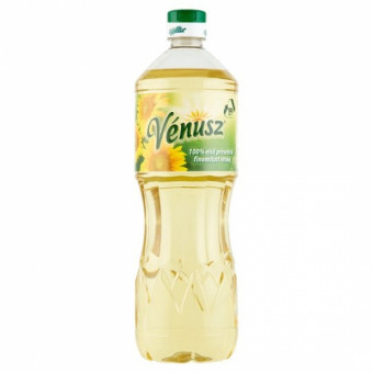 Vénusz, Venus 100% Raffiniertes Sonnenblumen Öl, Speiseöl 1 Liter