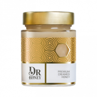Dr Honey, 100% natürlicher Premium-Honig 450g, Crem-honig aus Raps- und Blütenhonig
