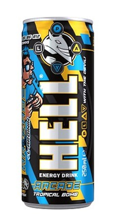HELL Energy Drink Arcade Tropical Bomb 0,25l