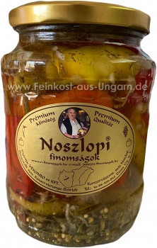 Noszlopi, Eingelegte Pepperoni Paprika - mild 720ml