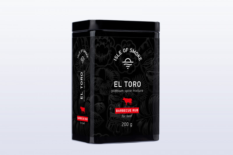 "El Toro" BBQ RUB Gewürzemix für Rindfleisch Premium Qualität