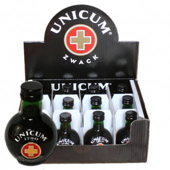 Zwack Unicum - Kräuterlikör 12 x 0,05l